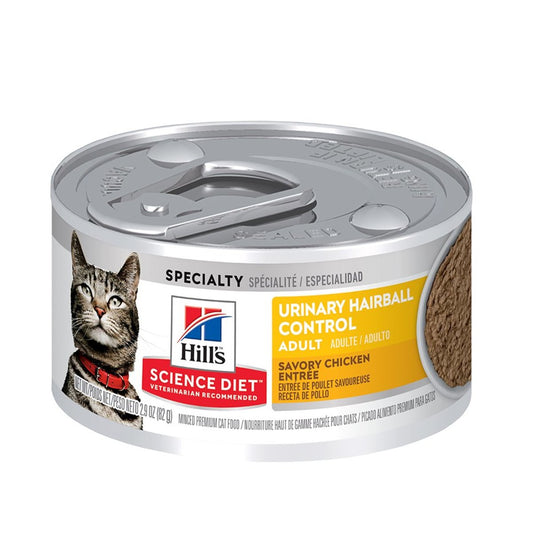 Hill's Cat Wet Food Urinary Hairball Control:  Adult 1-6