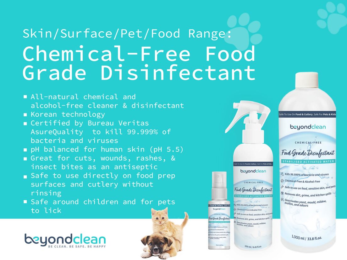 Beyond Clean - Chemical-Free Food-Grade Disinfectant