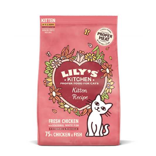 Lily's Kitchen - Chicken & White Fish Kitten Dry Food (800g)