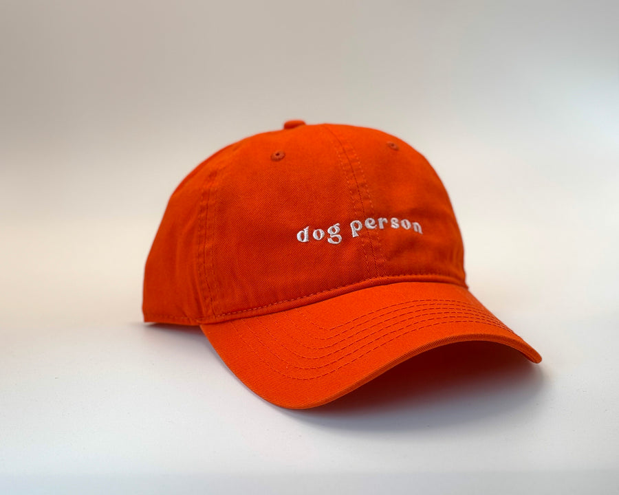 Dog Person Hat (orange red)