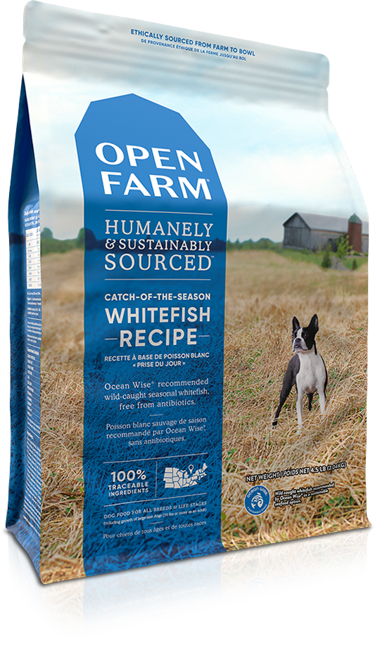 Open Farm Dry Dog Food - Grain Free Catch-of-the-Season White fish & Green Lentil Recipe