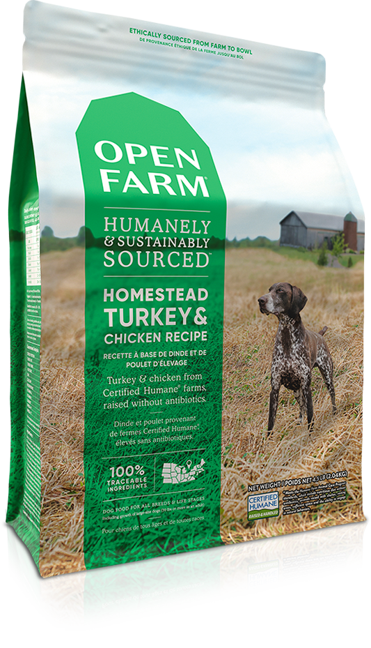 Dry Dog Food - Grain Free homestead Turkey & Chicken Recipe