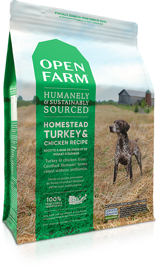 Open Farm Dry Dog Food - Grain Free homestead Turkey & Chicken Recipe