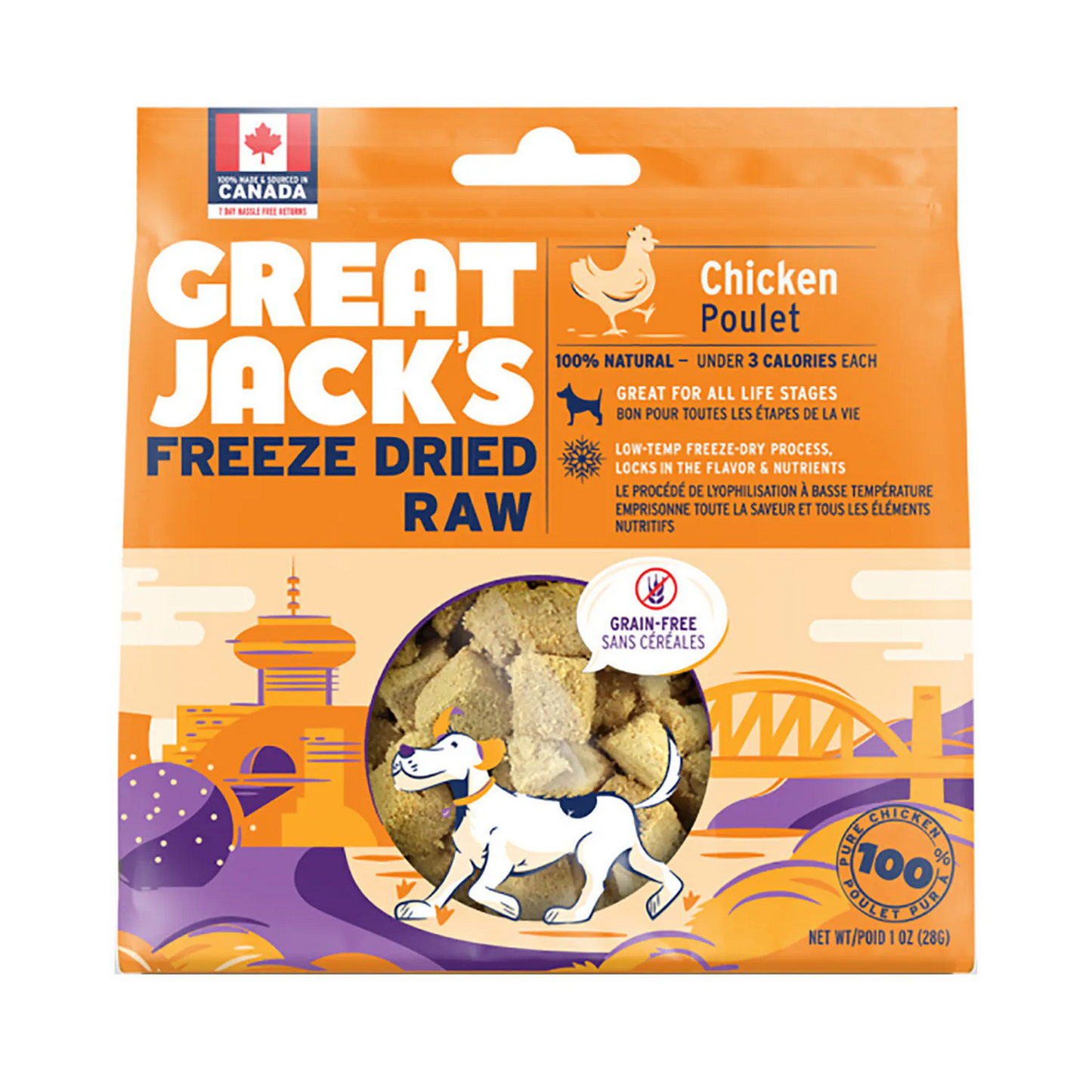 Great Jack's - Freeze-Dried 100% Chicken 1oz