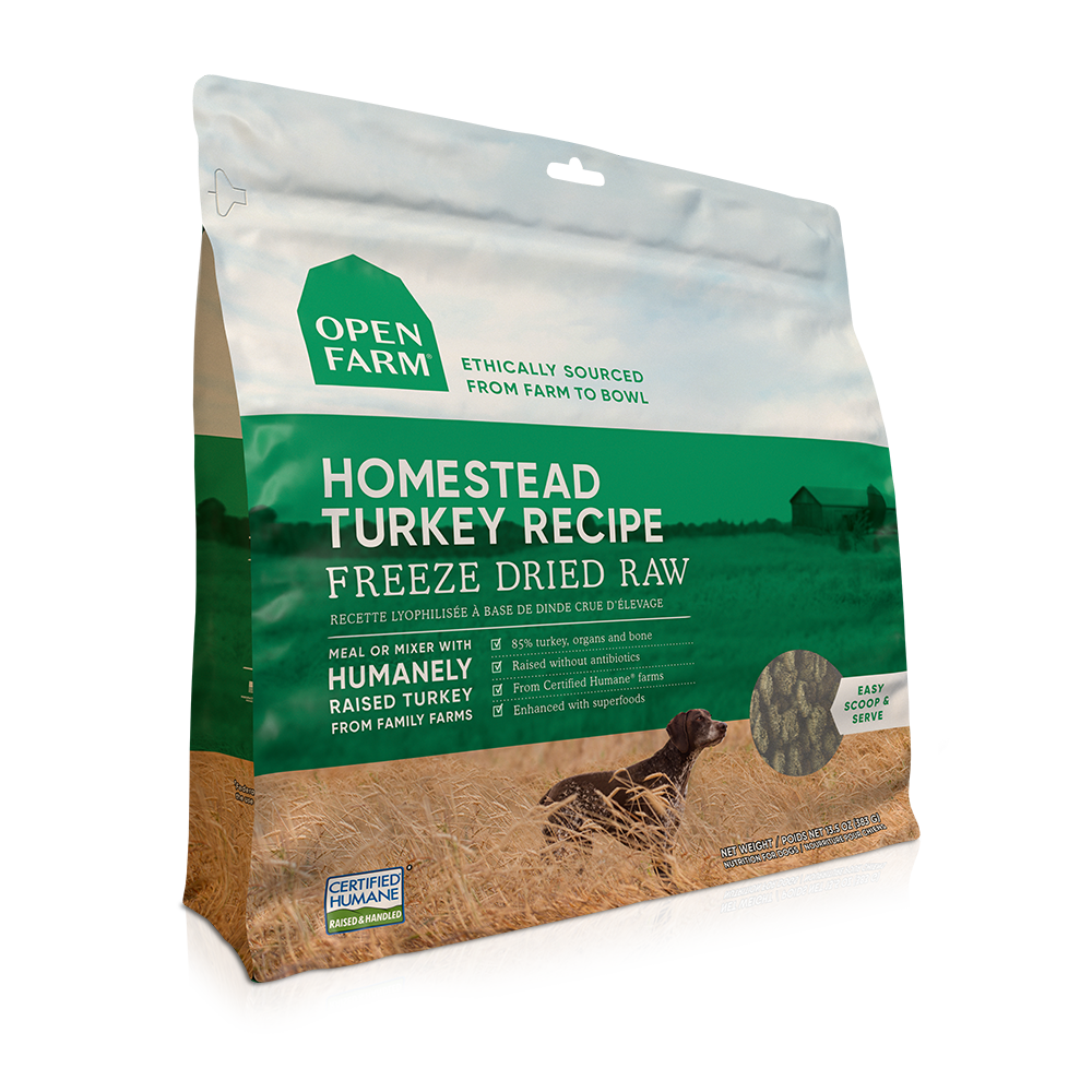 Freeze Dried Raw Dog Food - Homestead Turkey Recipe