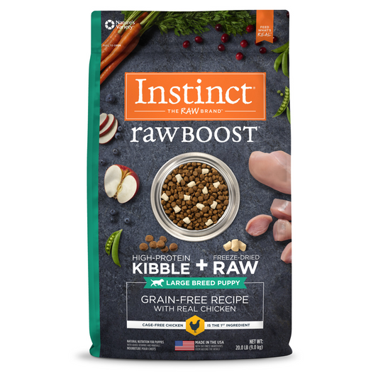 Instinct Raw Boost Grain-Free Recipe Dog Dry Food - Puppy Large Breed