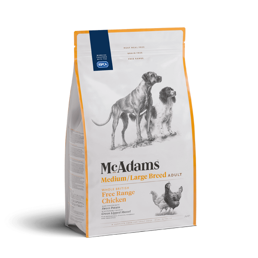 McAdams Free Range Chicken Dogs Dry Food (Medium / Large Breed) - McAdams