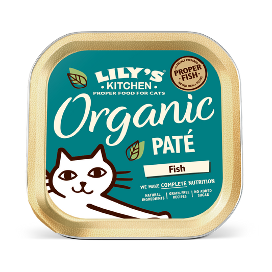 Lily's Kitchen - Organic Pate for Cats - Fish