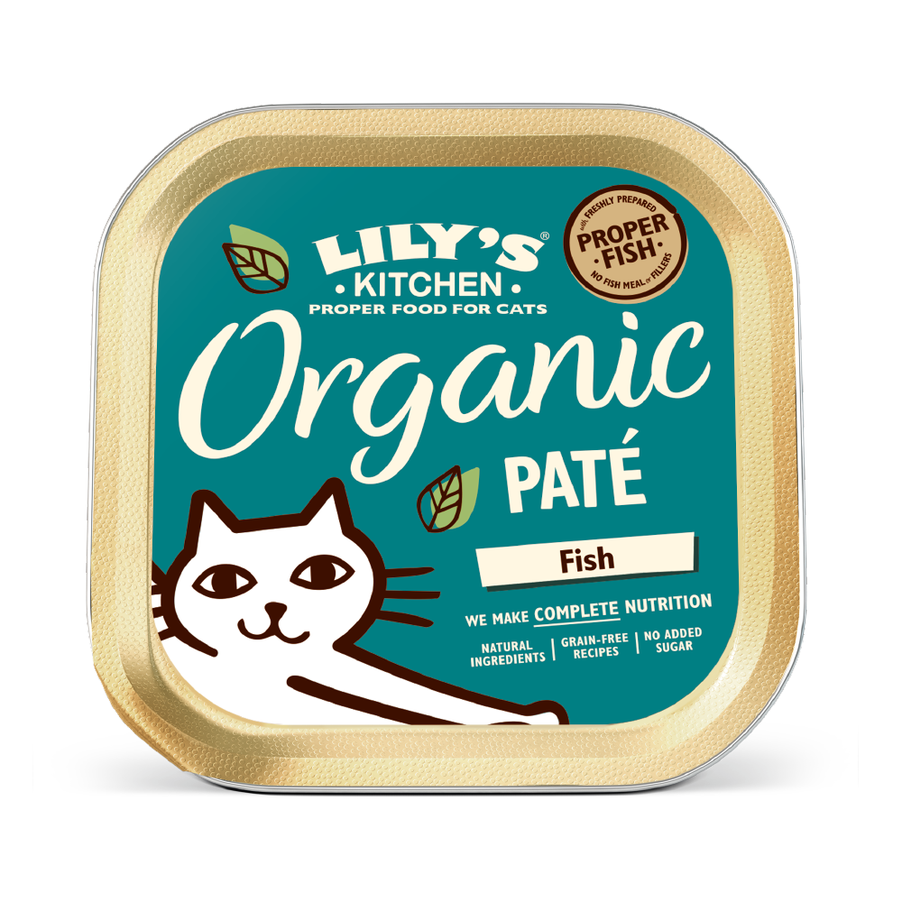 Lily's Kitchen - Organic Pate for Cats - Fish