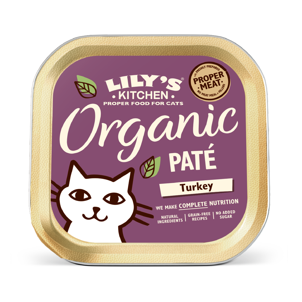 Lily's Kitchen - Organic Pate for Cats - Turkey