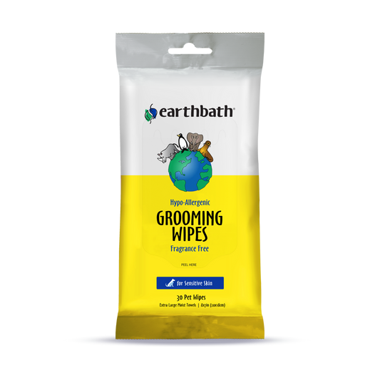 Earthbath Grooming Wipes Hypo-Allergenic