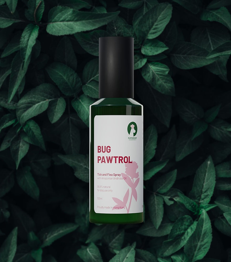 Puppermint - Bug Pawtrol - Tick and Flea Spray with Amazonian Andiroba oil