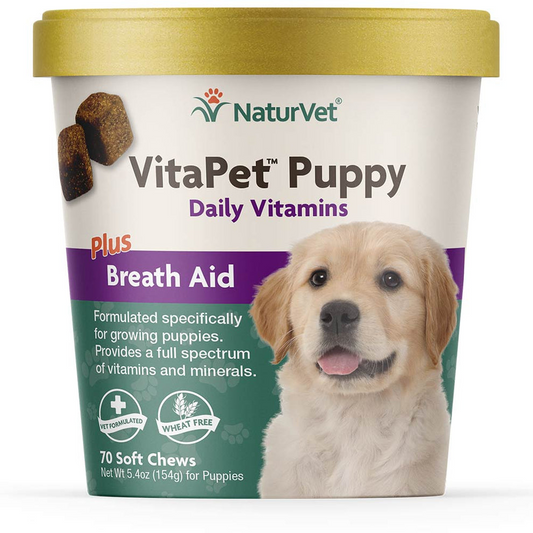 VitaPet Puppy Plus Breath Aid Soft Chew - 70pcs