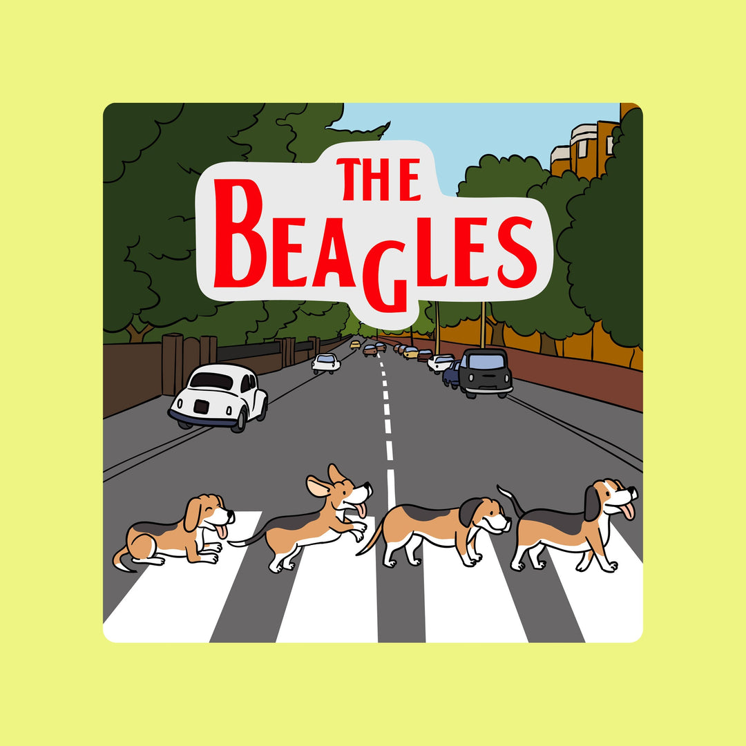 Woof² 'The Beagles - Queen's Road' Card