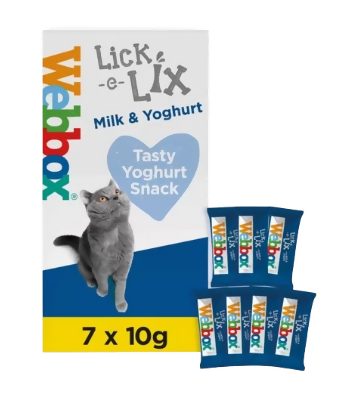 Webbox Lick-e-Lix Milk and Yoghurt Cat Treats