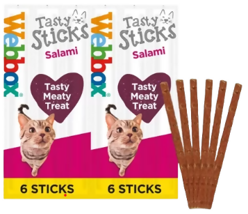 Webbox Cats Tasty Sticks Salami 6 sticks