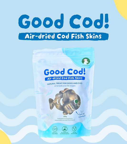 Puppermint - Good Cod! Air Dried Cod Fish Skins