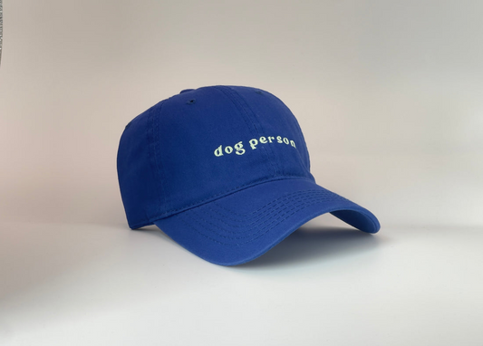 Dog Person Hat (Royal Blue)