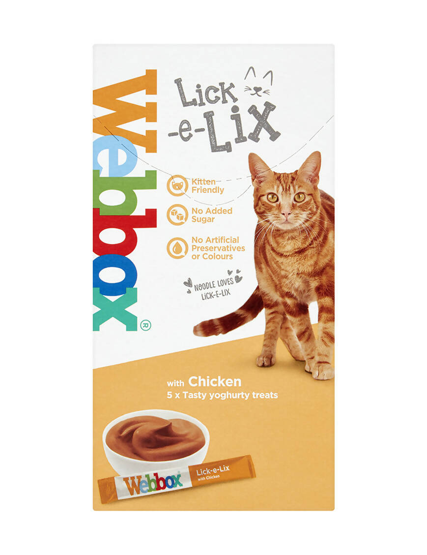 Webbox Lick-e-Lix Chicken Cat Treats