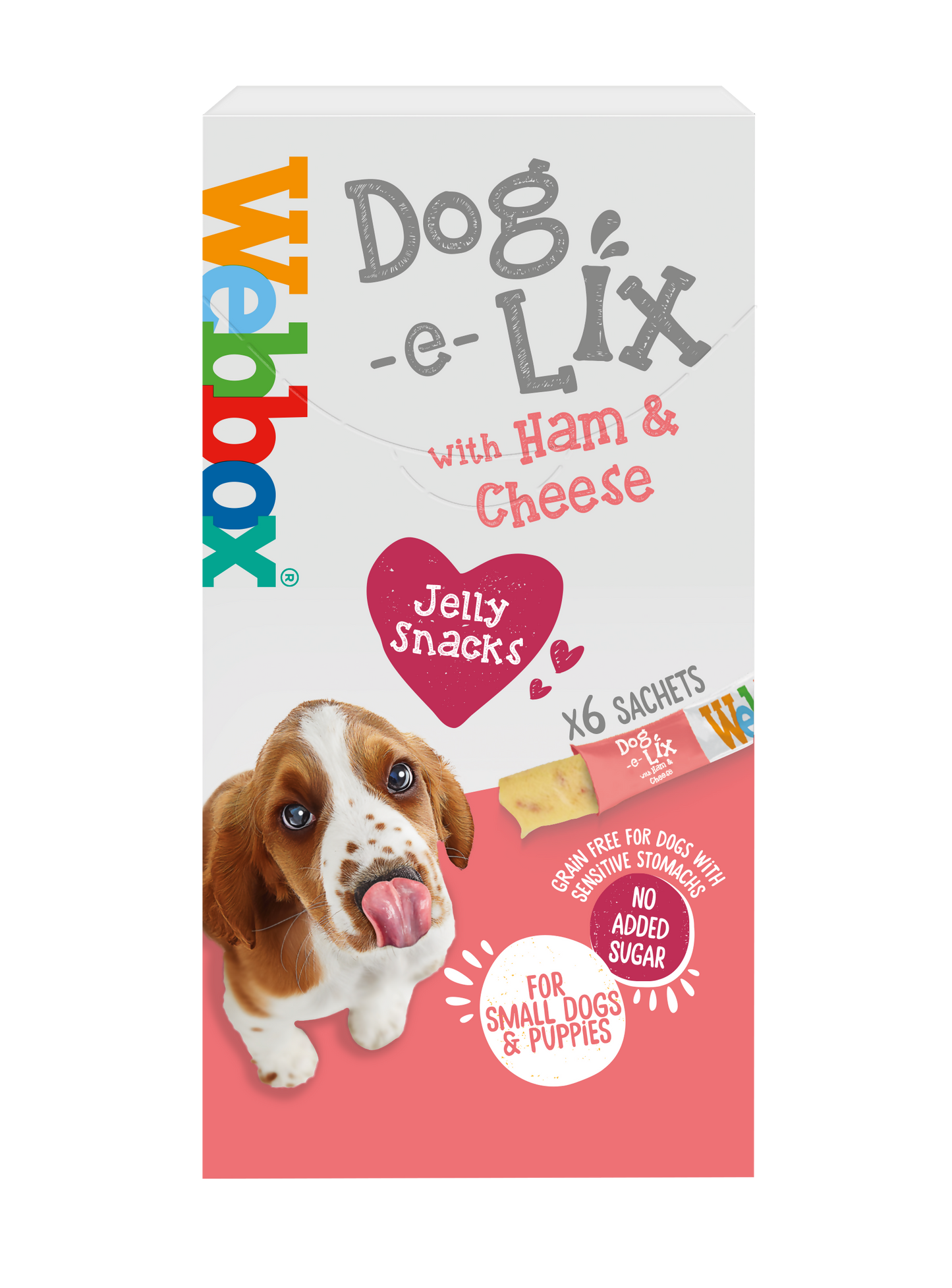 Webbox Dog e Lix with Ham & Cheese Creamy Dog Treats