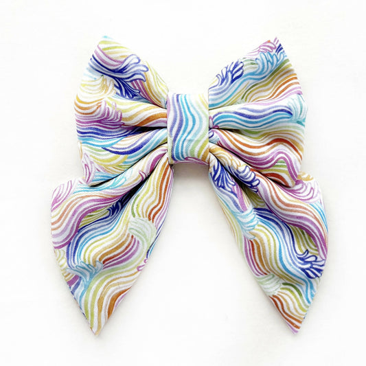 TAKE A BOW - Rainbow Waves - Sailor Bow