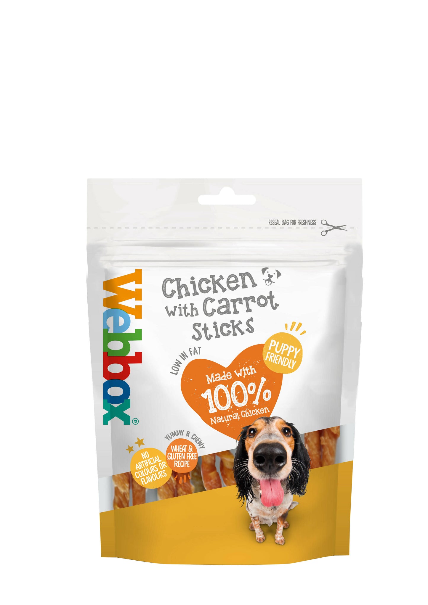 Webbox Chewy Chicken with Carrot Sticks Dog Treats